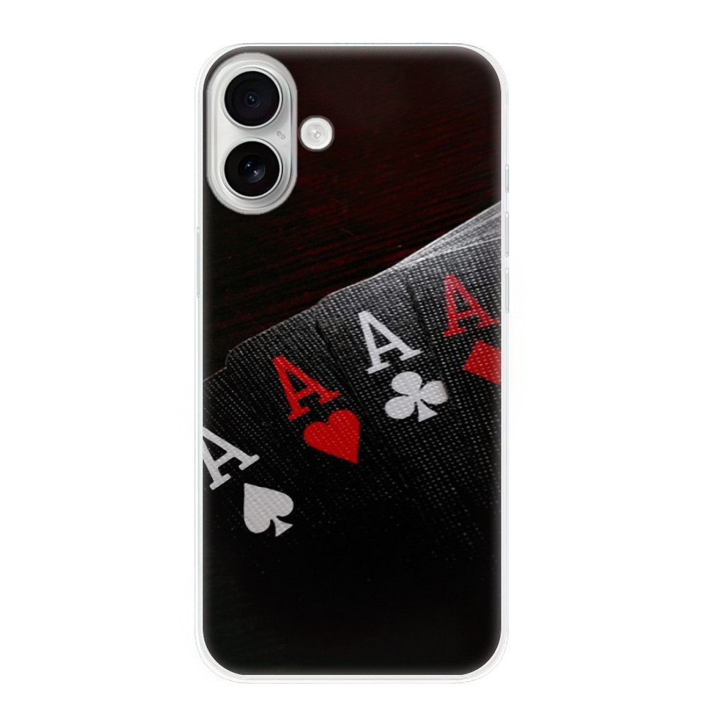 Odolné silikónové puzdro iSaprio - Poker - iPhone 16 Plus