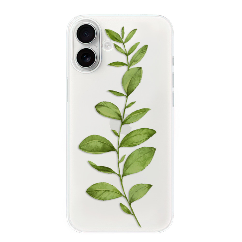 Odolné silikónové puzdro iSaprio - Green Plant 01 - iPhone 16 Plus