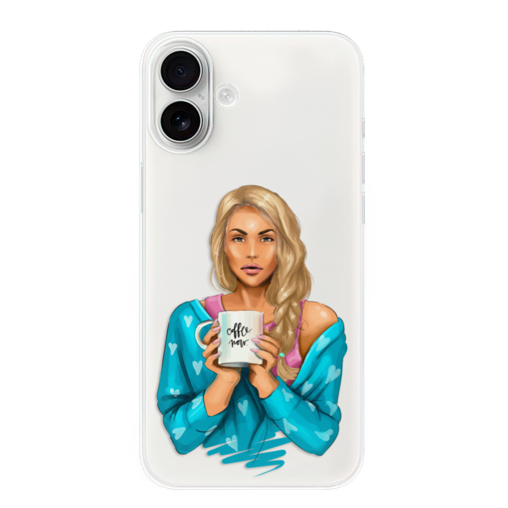 Odolné silikónové puzdro iSaprio - Coffe Now - Blond - iPhone 16 Plus