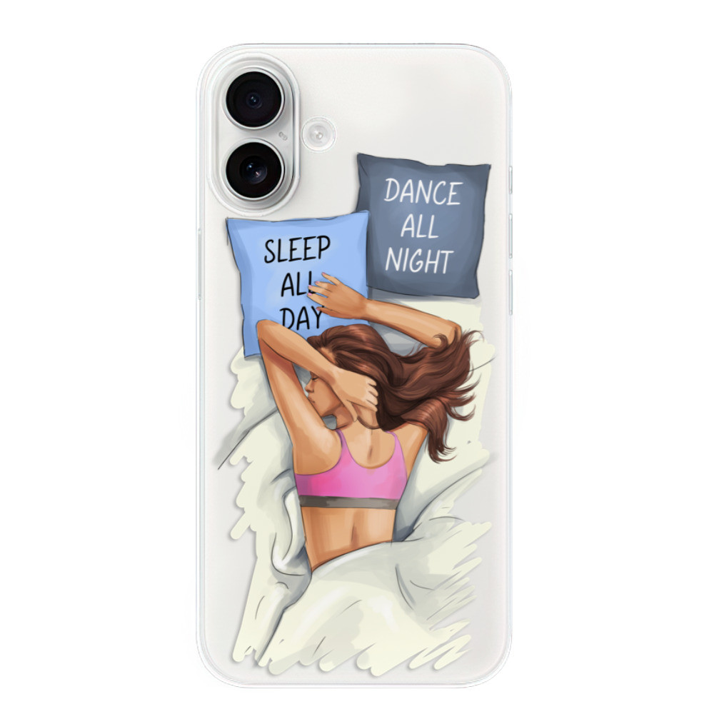 Odolné silikónové puzdro iSaprio - Dance and Sleep - iPhone 16 Plus