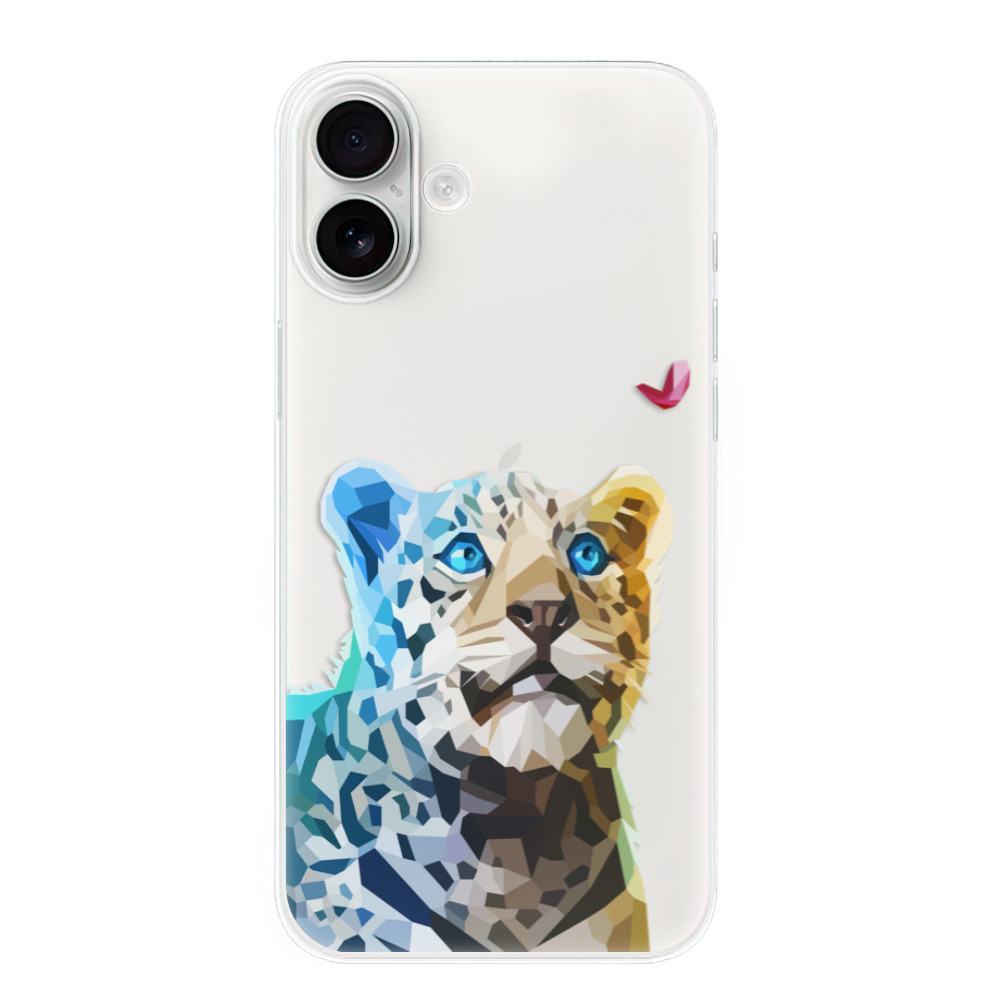 Odolné silikónové puzdro iSaprio - Leopard With Butterfly - iPhone 16 Plus