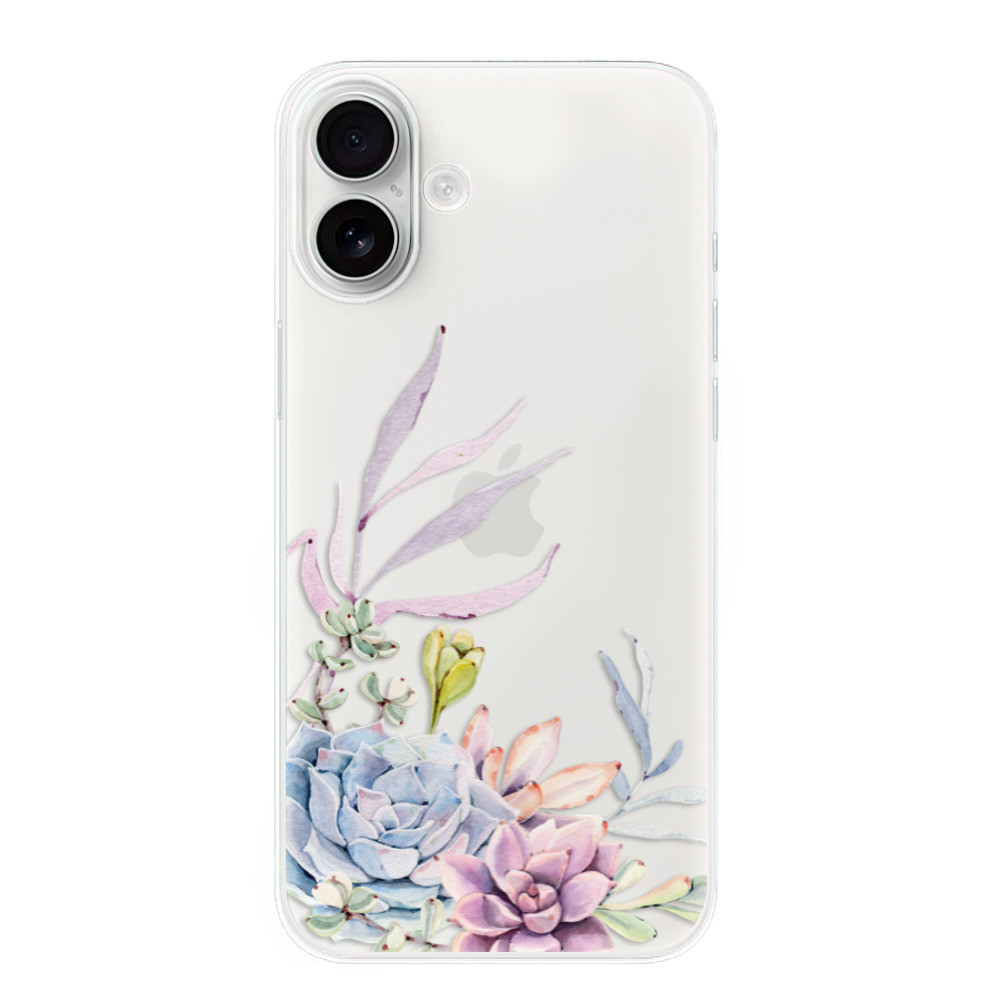 Odolné silikónové puzdro iSaprio - Succulent 01 - iPhone 16 Plus