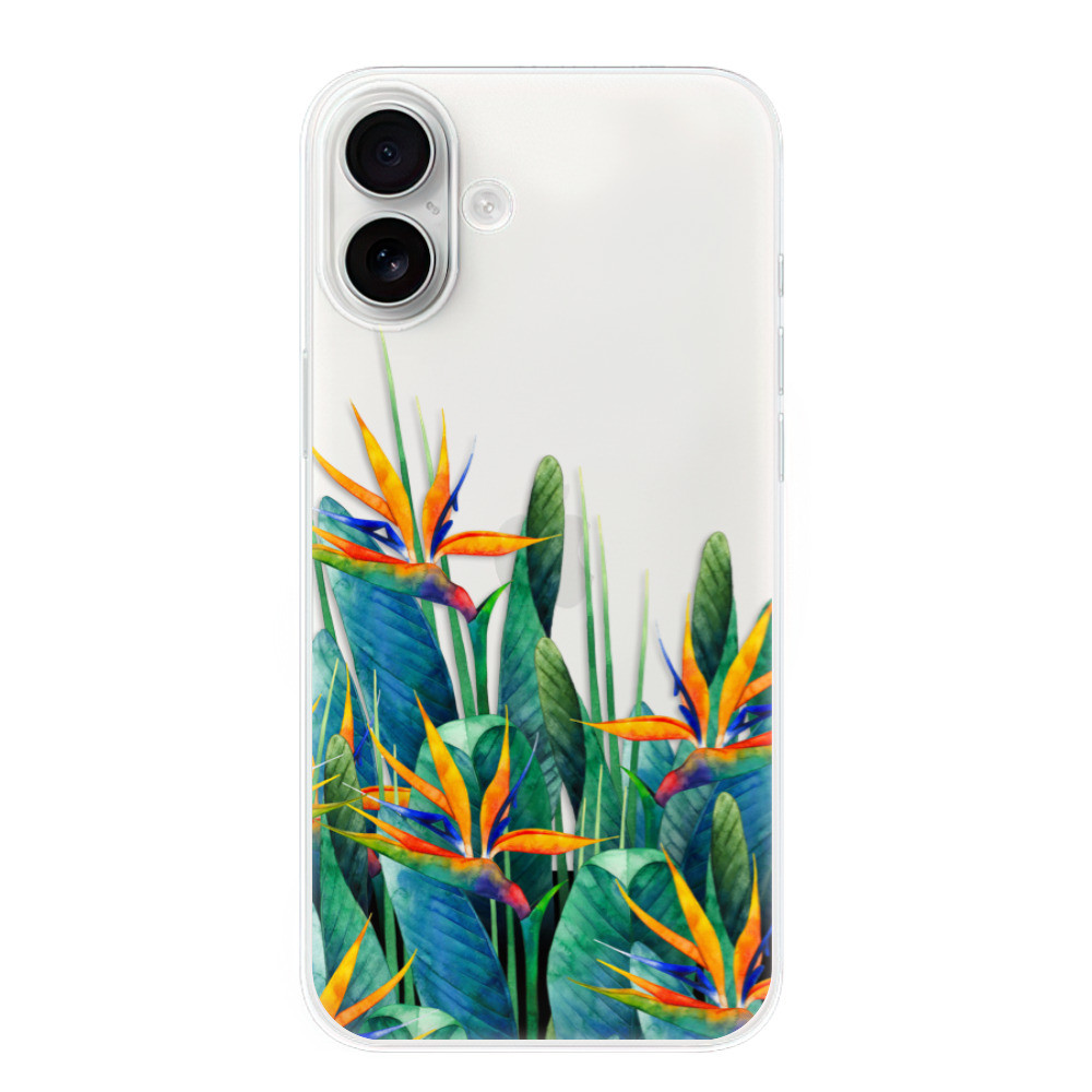 Odolné silikónové puzdro iSaprio - Exotic Flowers - iPhone 16 Plus