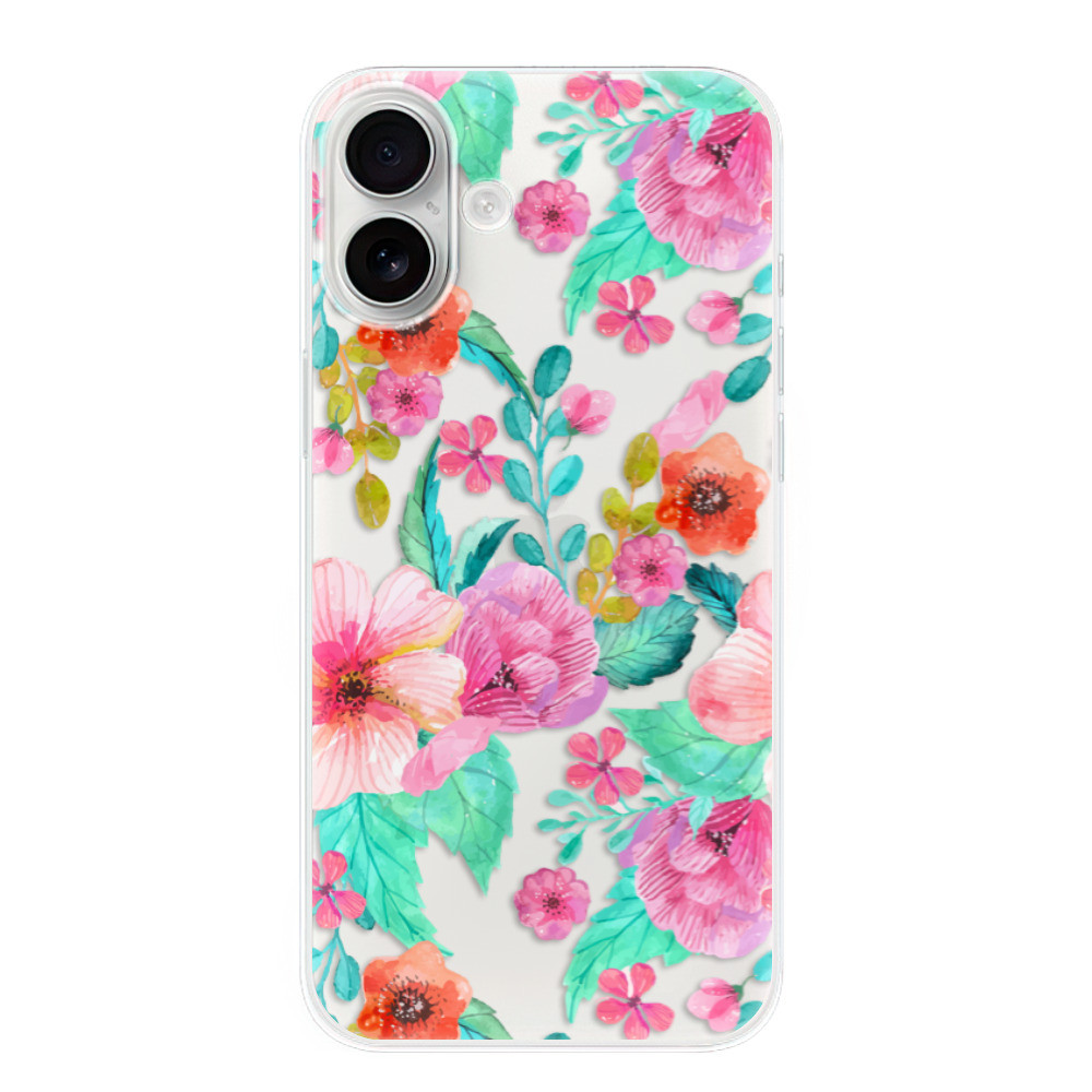 Odolné silikónové puzdro iSaprio - Flower Pattern 01 - iPhone 16 Plus