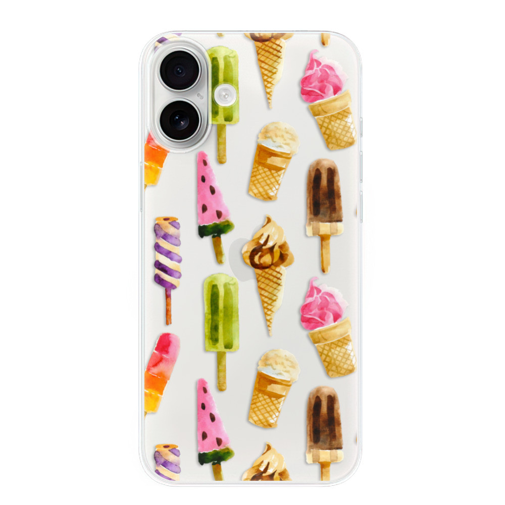 Odolné silikónové puzdro iSaprio - Ice Cream - iPhone 16 Plus