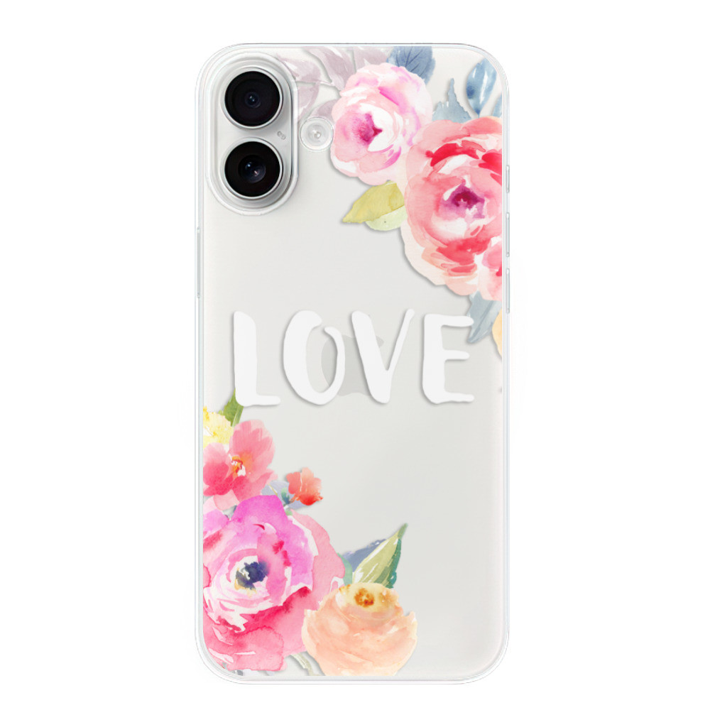Odolné silikónové puzdro iSaprio - Love - iPhone 16 Plus