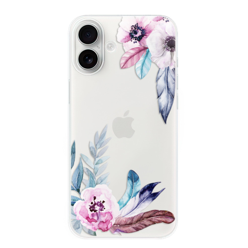 Odolné silikónové puzdro iSaprio - Flower Pattern 04 - iPhone 16 Plus