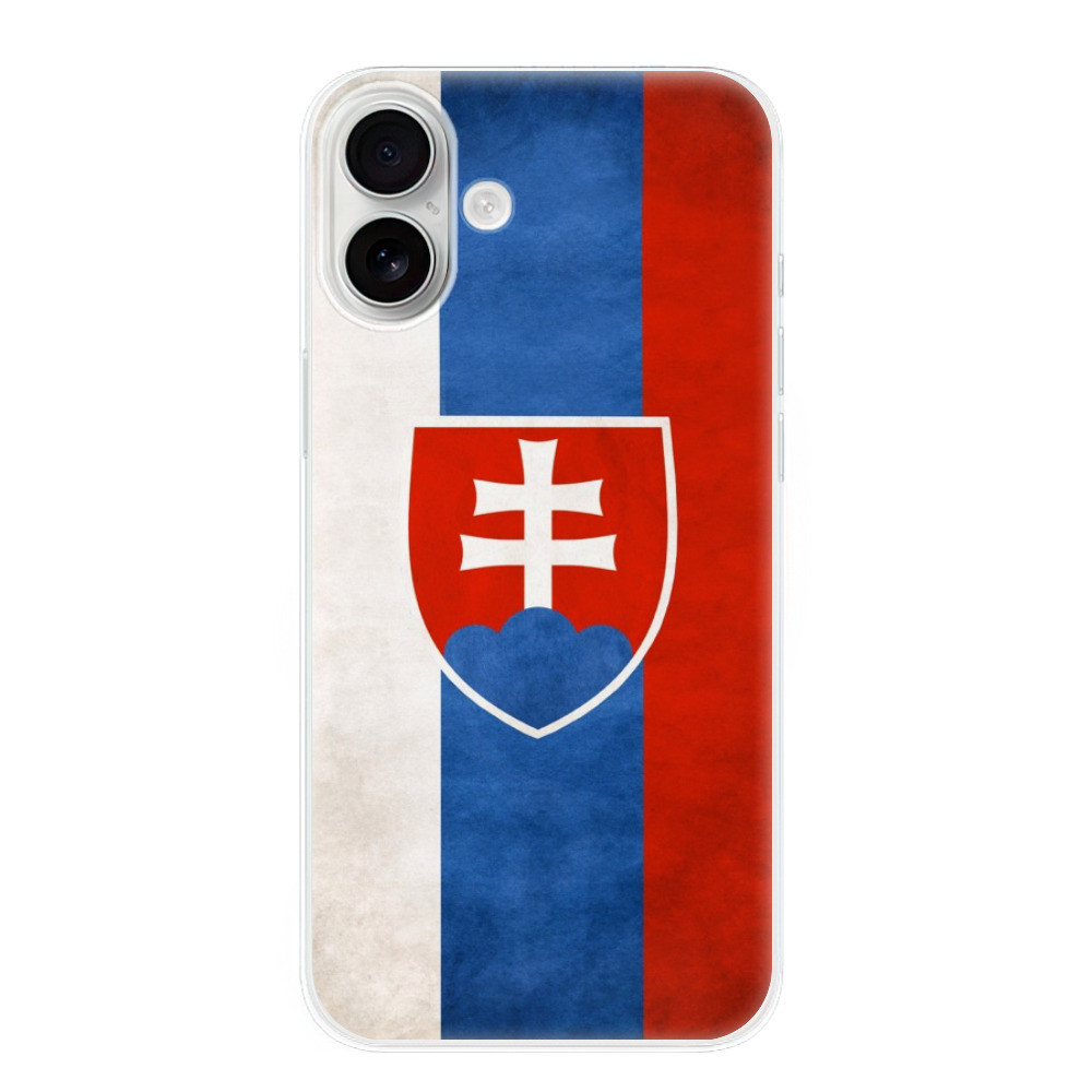 Odolné silikónové puzdro iSaprio - Slovakia Flag - iPhone 16 Plus