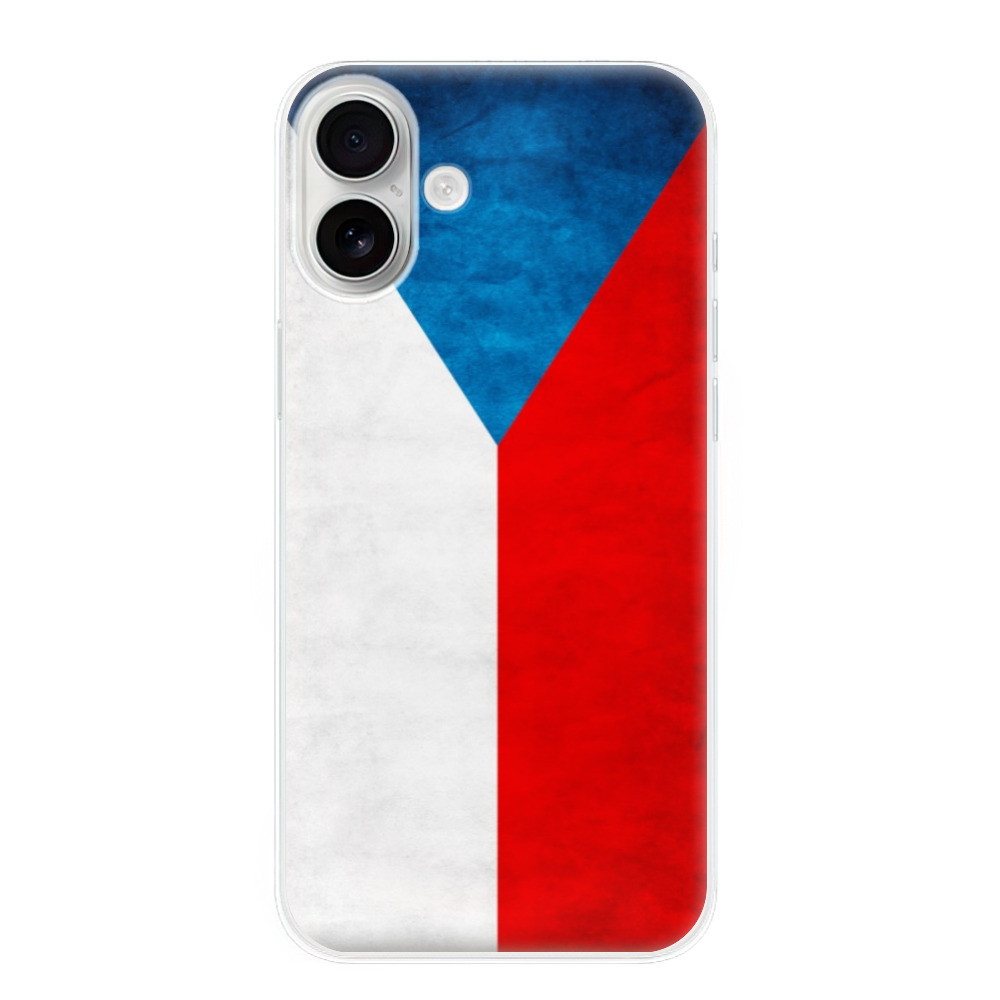 Odolné silikónové puzdro iSaprio - Czech Flag - iPhone 16 Plus
