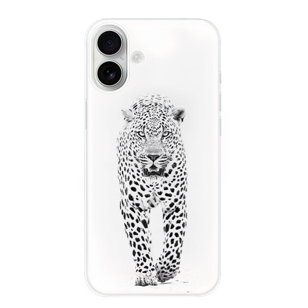 Odolné silikónové puzdro iSaprio - White Jaguar - iPhone 16 Plus
