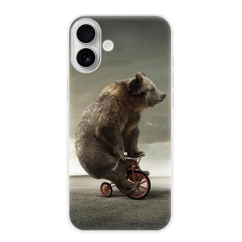 Odolné silikónové puzdro iSaprio - Bear 01 - iPhone 16 Plus