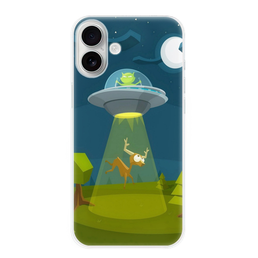 Odolné silikónové puzdro iSaprio - Alien 01 - iPhone 16 Plus