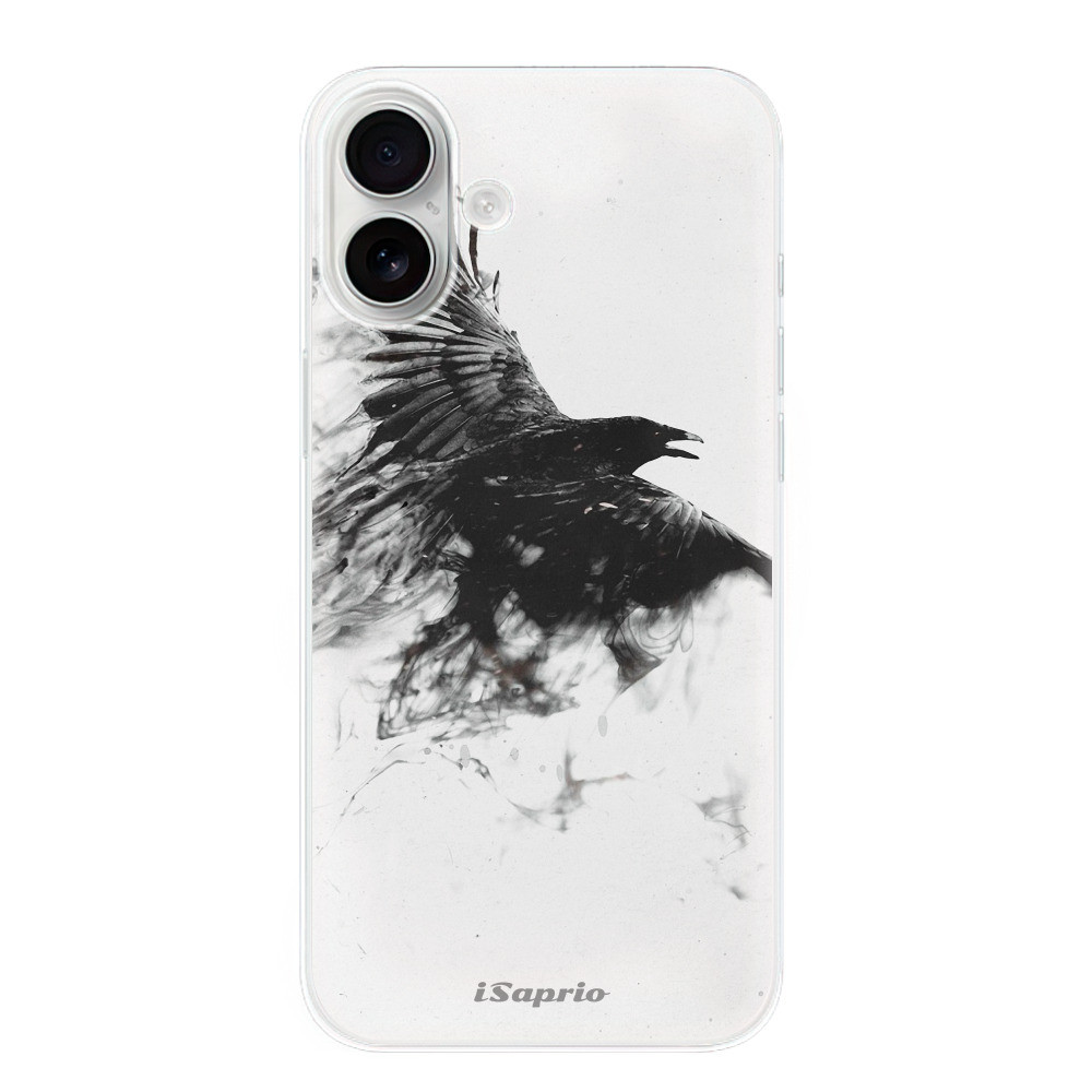 Odolné silikónové puzdro iSaprio - Dark Bird 01 - iPhone 16 Plus