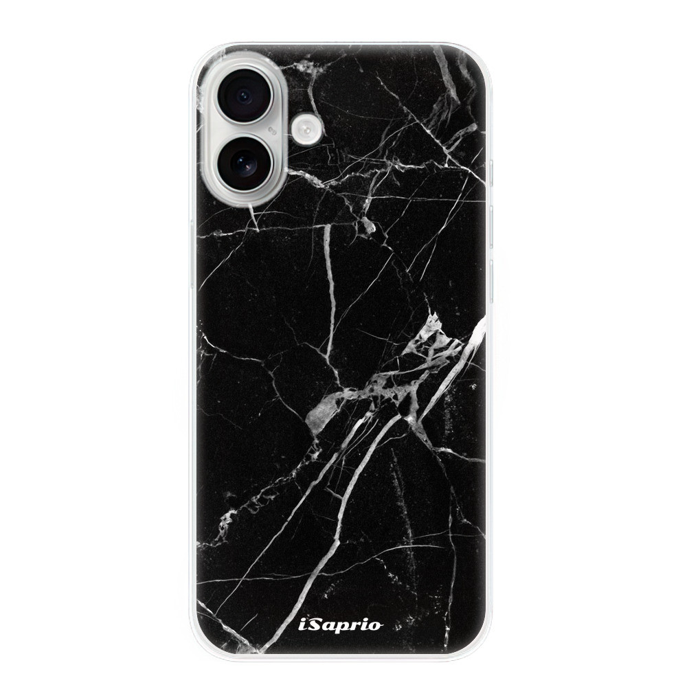 Odolné silikónové puzdro iSaprio - Black Marble 18 - iPhone 16 Plus