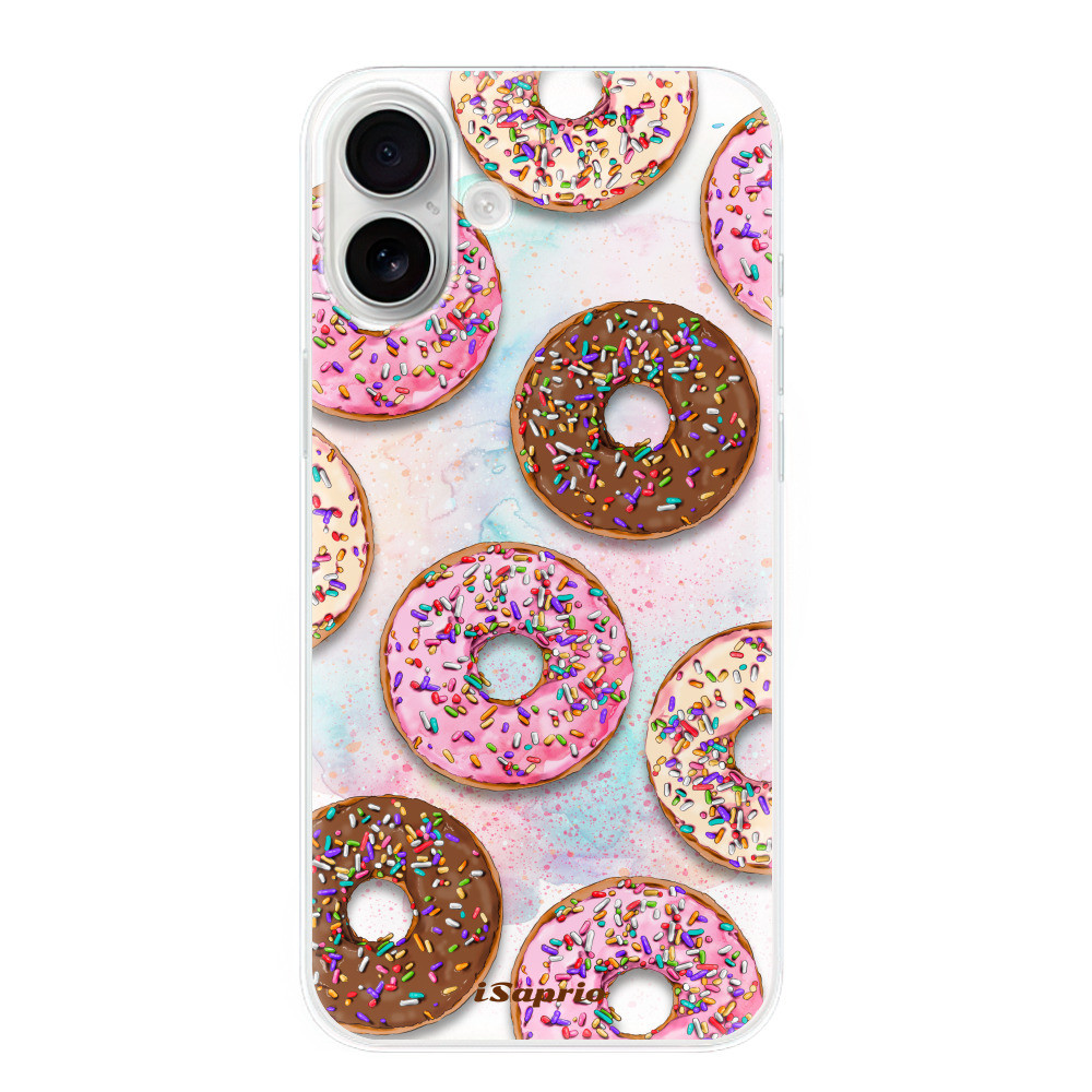 Odolné silikónové puzdro iSaprio - Donuts 11 - iPhone 16 Plus