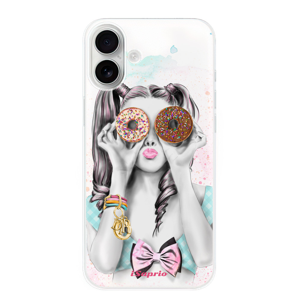 Odolné silikónové puzdro iSaprio - Donuts 10 - iPhone 16 Plus