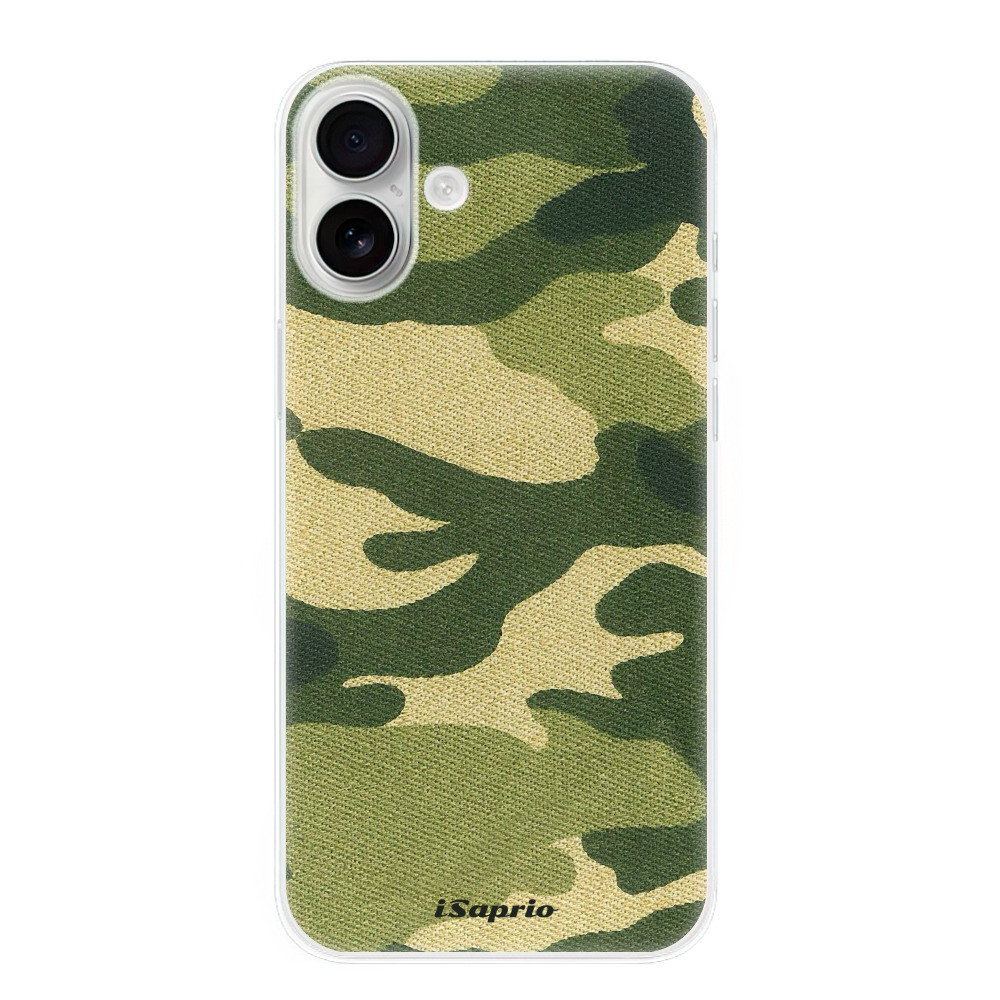 Odolné silikónové puzdro iSaprio - Green Camuflage 01 - iPhone 16 Plus