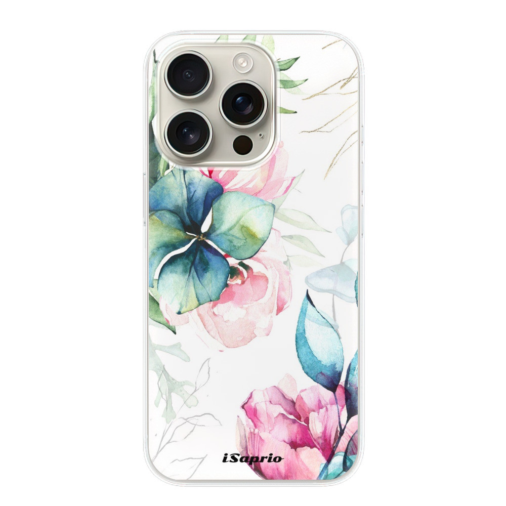 Odolné silikónové puzdro iSaprio - Flower Art 01 - iPhone 16 Pro