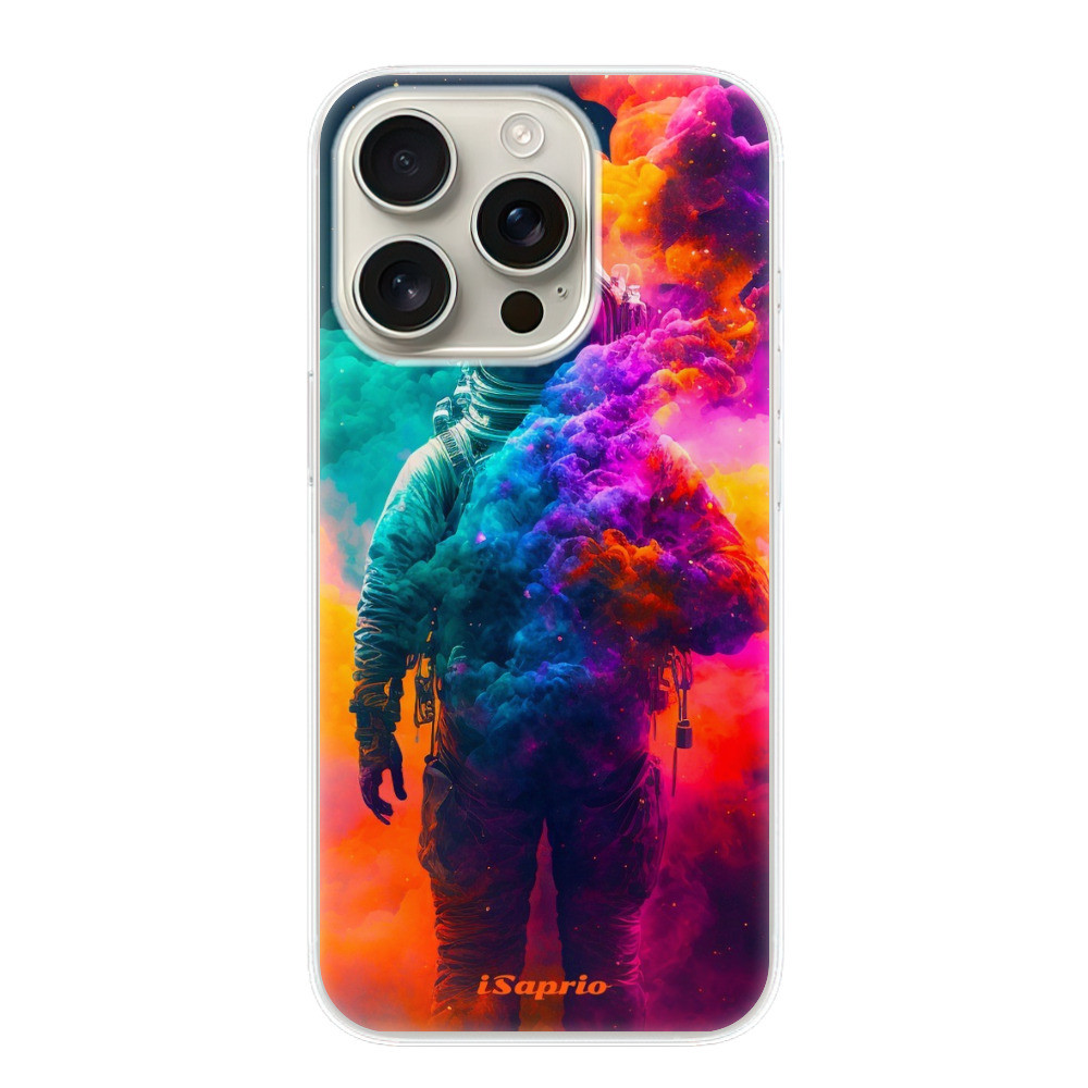 Odolné silikónové puzdro iSaprio - Astronaut in Colors - iPhone 16 Pro