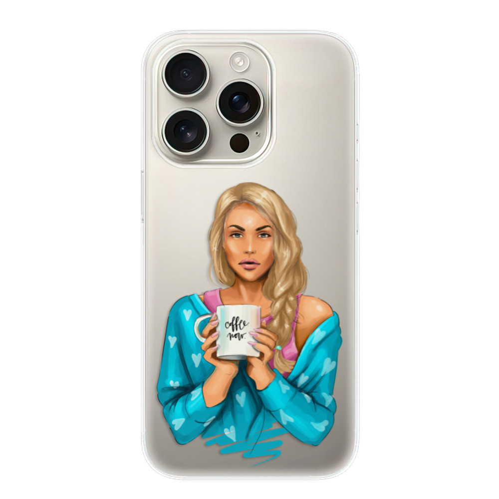 Odolné silikónové puzdro iSaprio - Coffe Now - Blond - iPhone 16 Pro