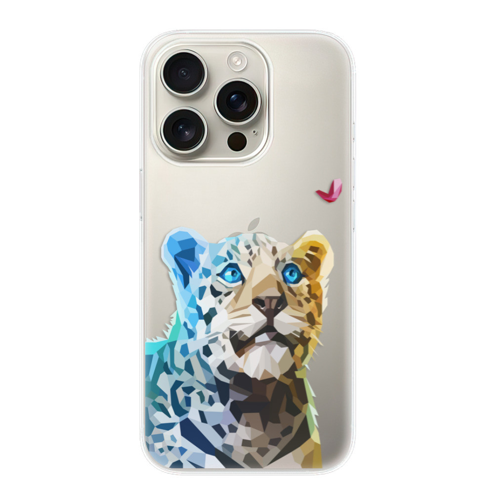 Odolné silikónové puzdro iSaprio - Leopard With Butterfly - iPhone 16 Pro