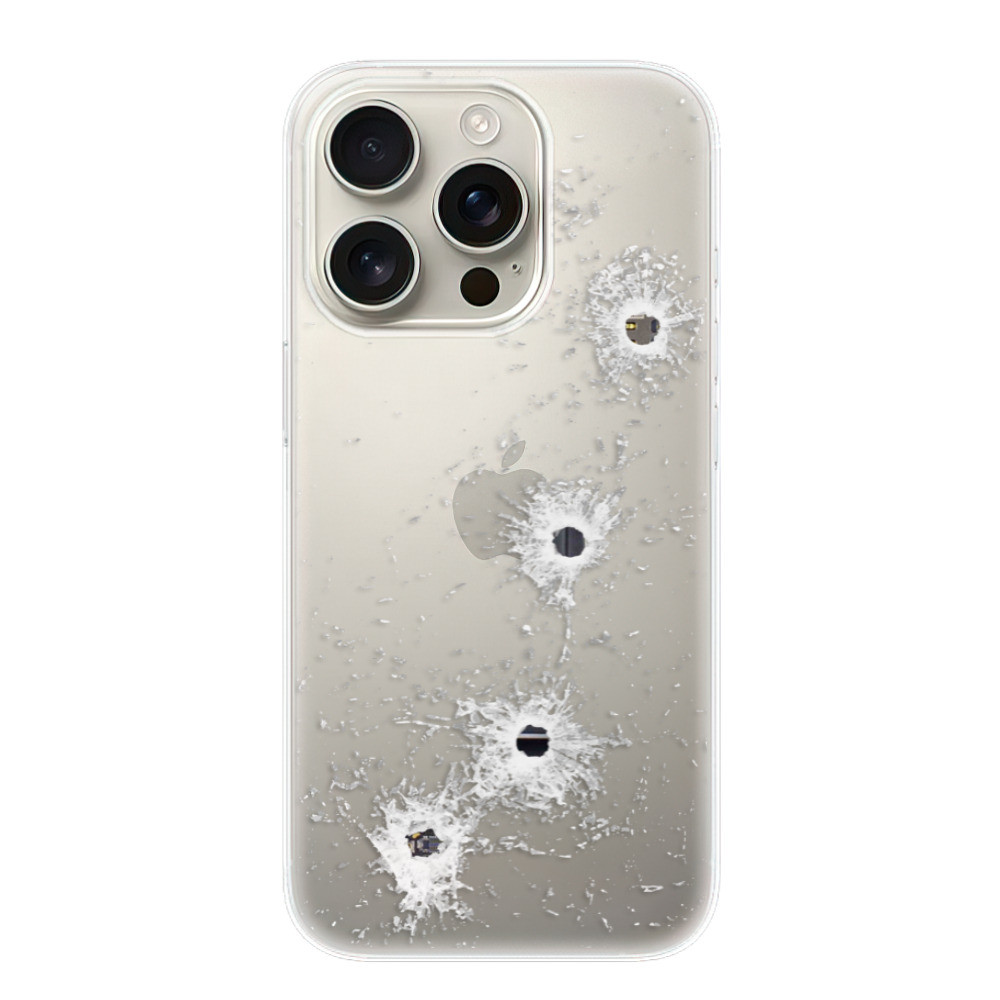 Odolné silikónové puzdro iSaprio - Gunshots - iPhone 16 Pro