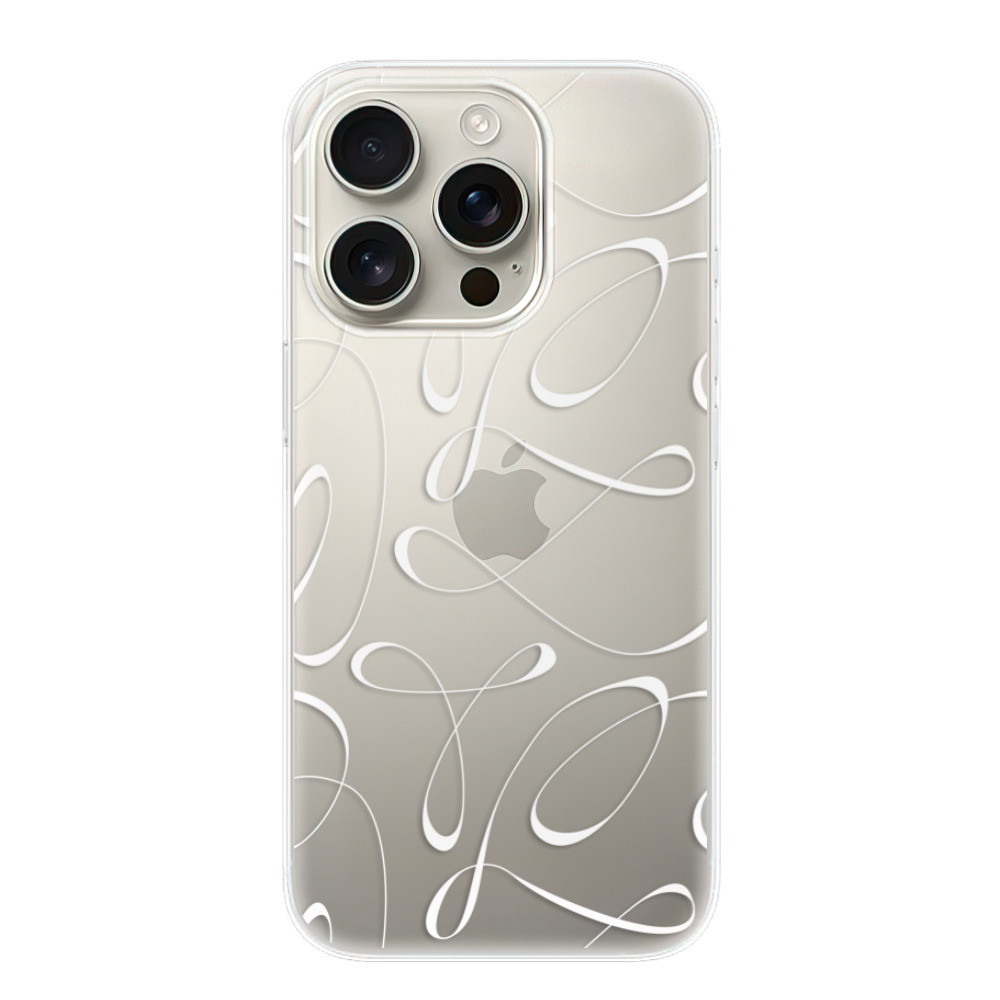 Odolné silikónové puzdro iSaprio - Fancy - white - iPhone 16 Pro