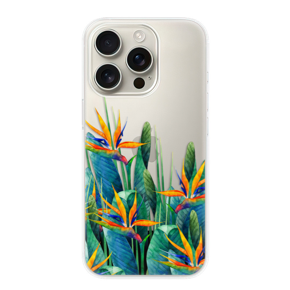 Odolné silikónové puzdro iSaprio - Exotic Flowers - iPhone 16 Pro