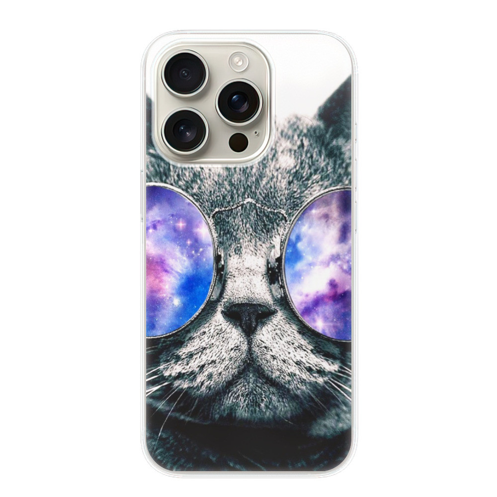 Odolné silikónové puzdro iSaprio - Galaxy Cat - iPhone 16 Pro