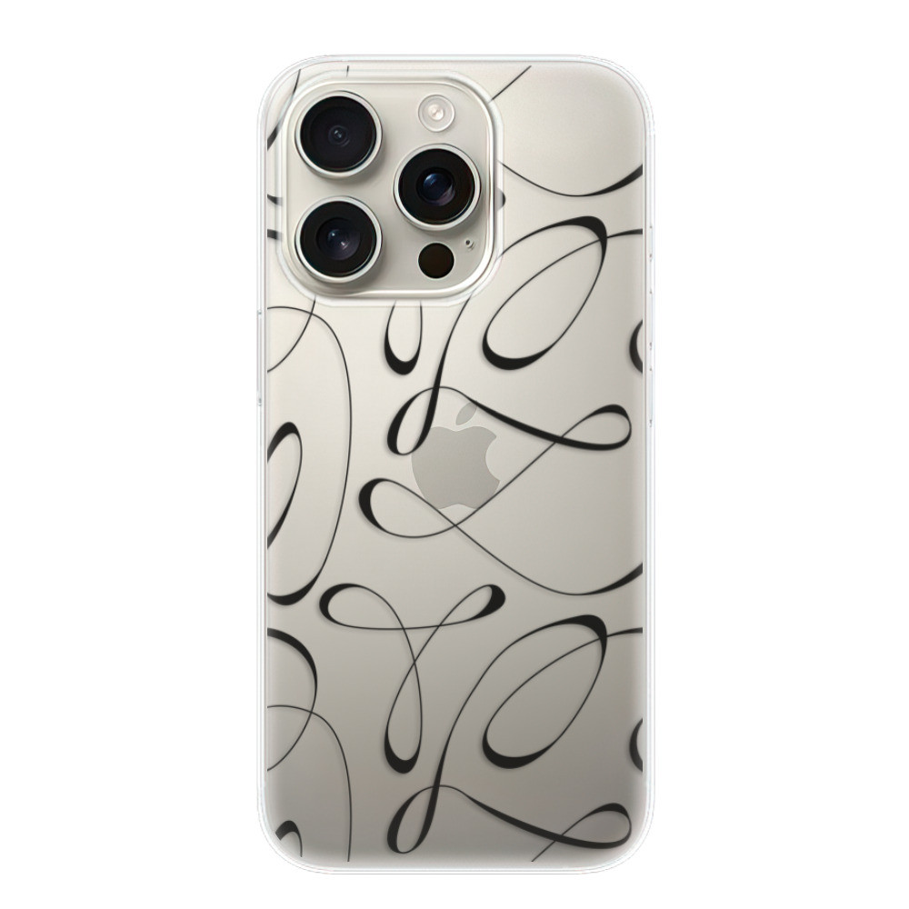 Odolné silikónové puzdro iSaprio - Fancy - black - iPhone 16 Pro
