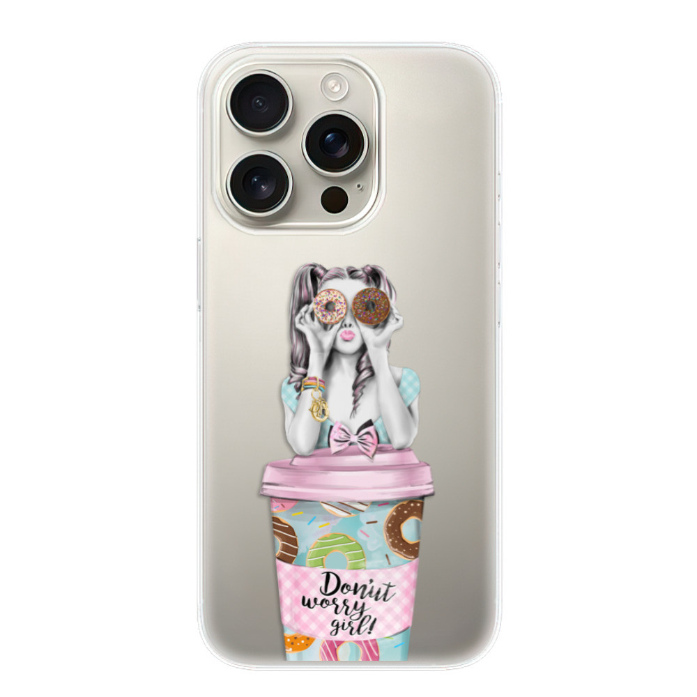 Odolné silikónové puzdro iSaprio - Donut Worry - iPhone 16 Pro