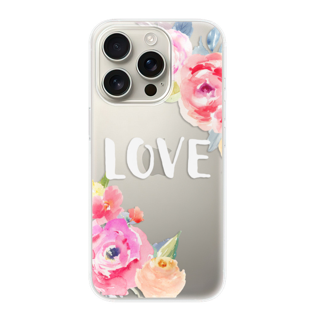 Odolné silikónové puzdro iSaprio - Love - iPhone 16 Pro