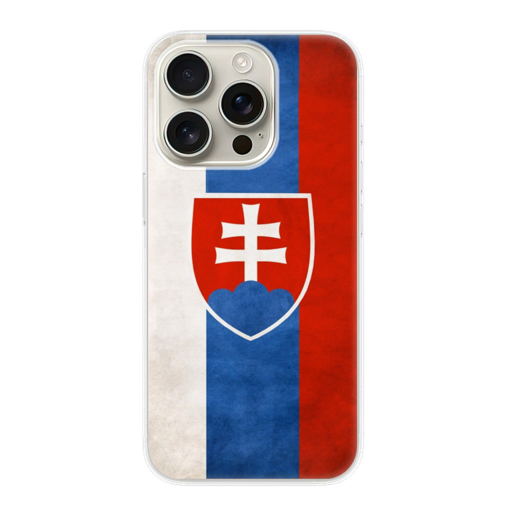 Odolné silikónové puzdro iSaprio - Slovakia Flag - iPhone 16 Pro