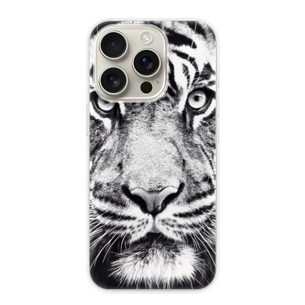 Odolné silikónové puzdro iSaprio - Tiger Face - iPhone 16 Pro