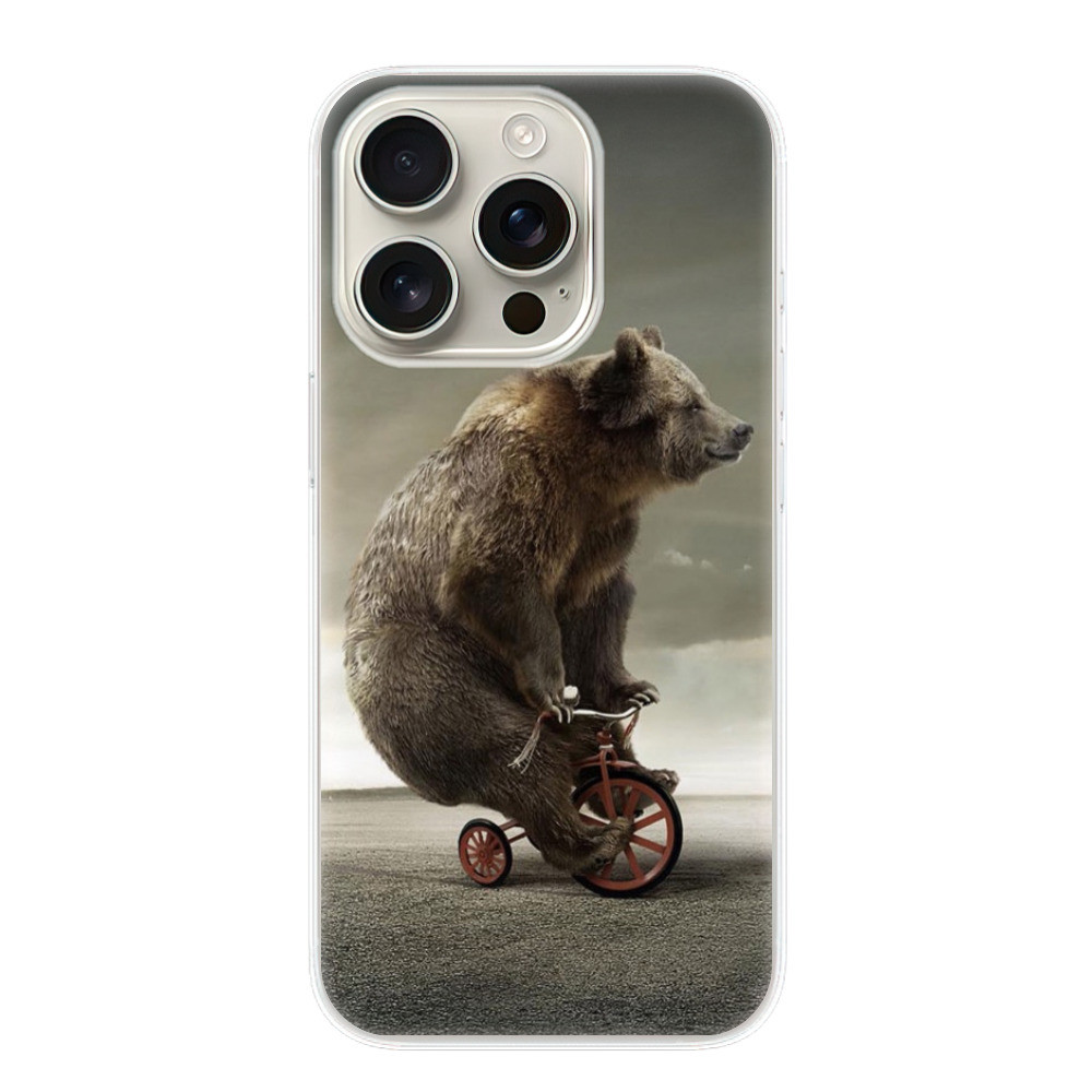 Odolné silikónové puzdro iSaprio - Bear 01 - iPhone 16 Pro