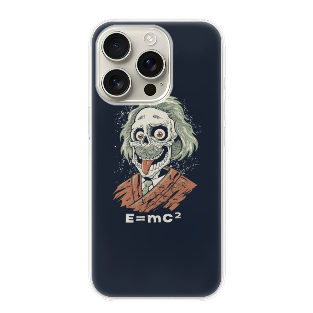 Odolné silikónové puzdro iSaprio - Einstein 01 - iPhone 16 Pro