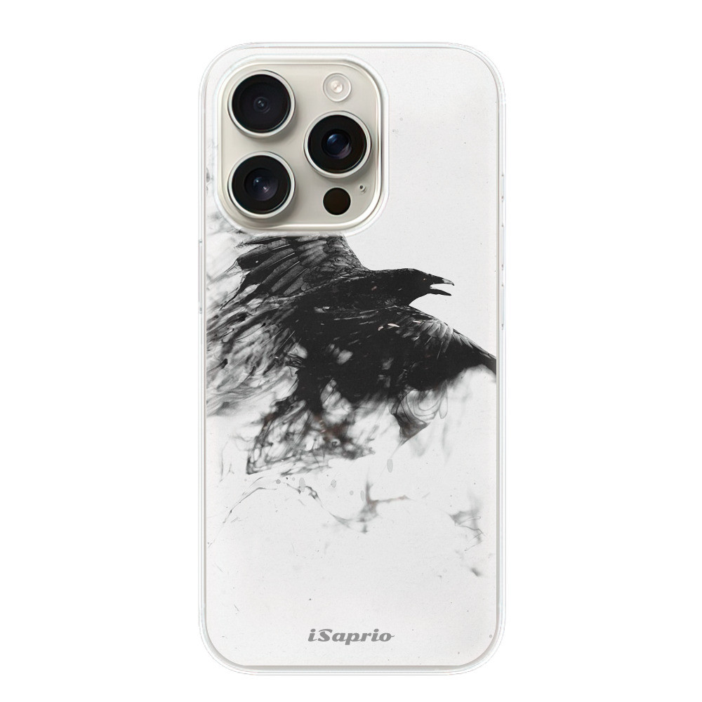 Odolné silikónové puzdro iSaprio - Dark Bird 01 - iPhone 16 Pro