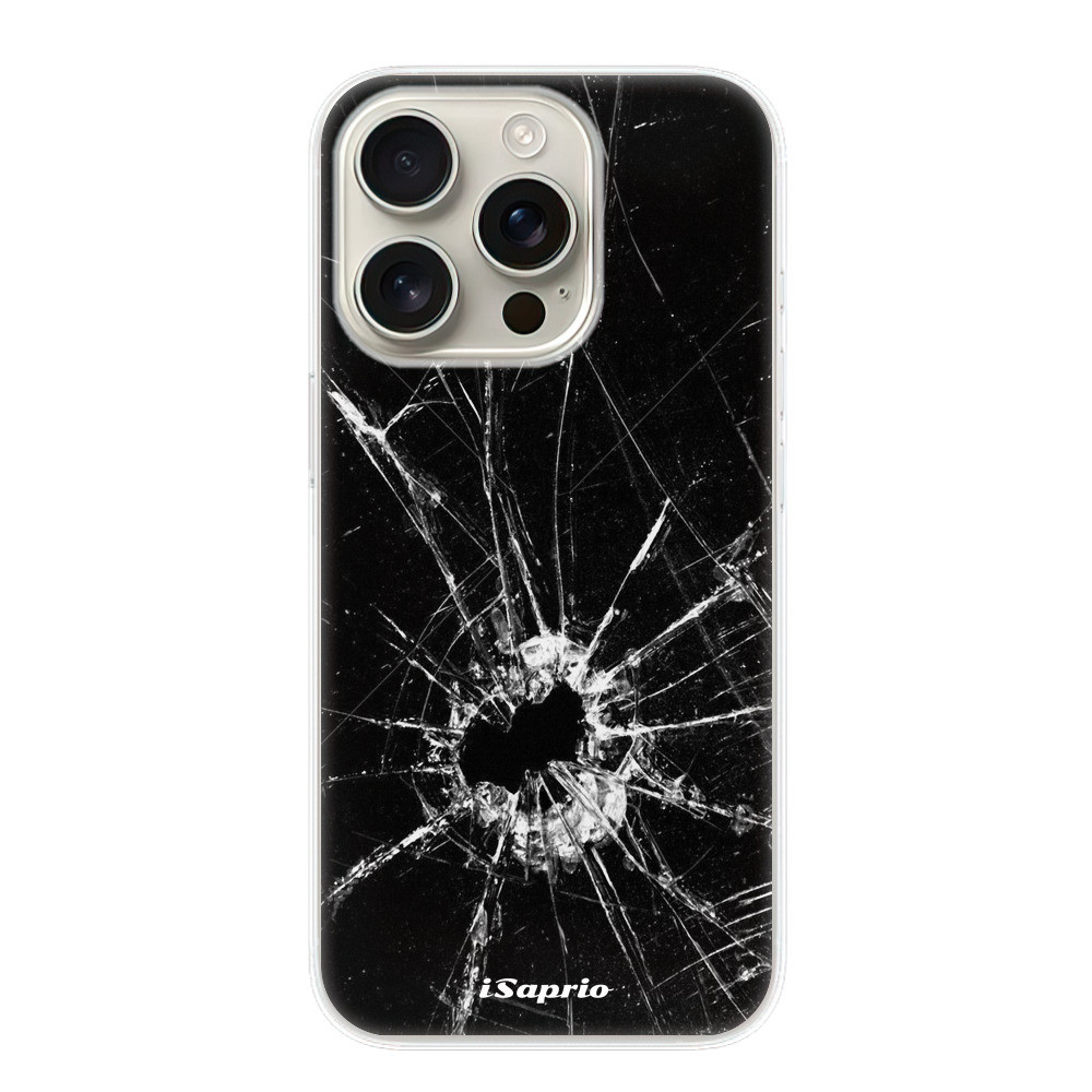 Odolné silikónové puzdro iSaprio - Broken Glass 10 - iPhone 16 Pro