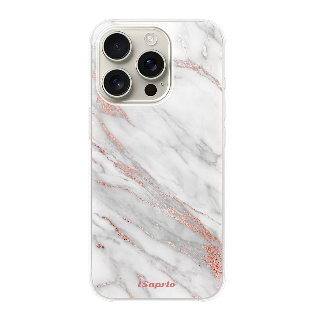 Odolné silikónové puzdro iSaprio - RoseGold 11 - iPhone 16 Pro
