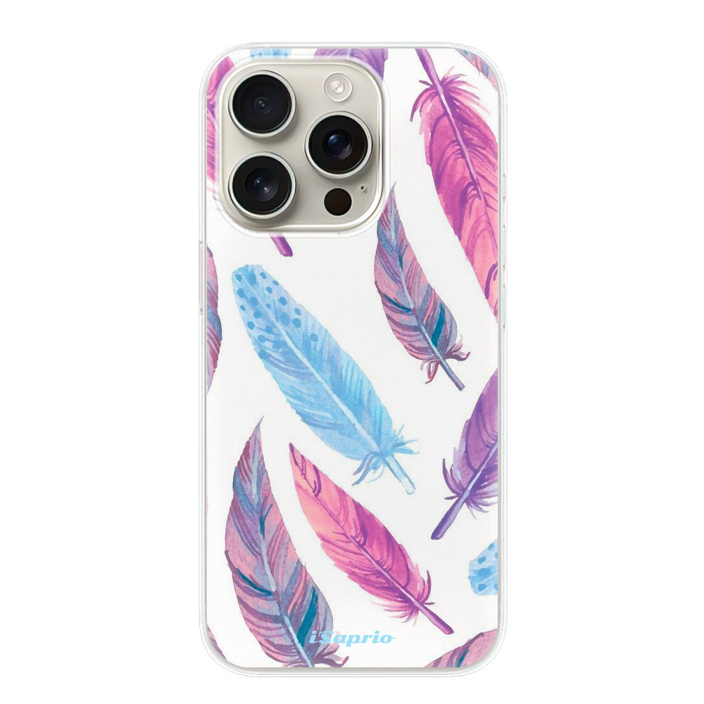 Odolné silikónové puzdro iSaprio - Feather Pattern 10 - iPhone 16 Pro