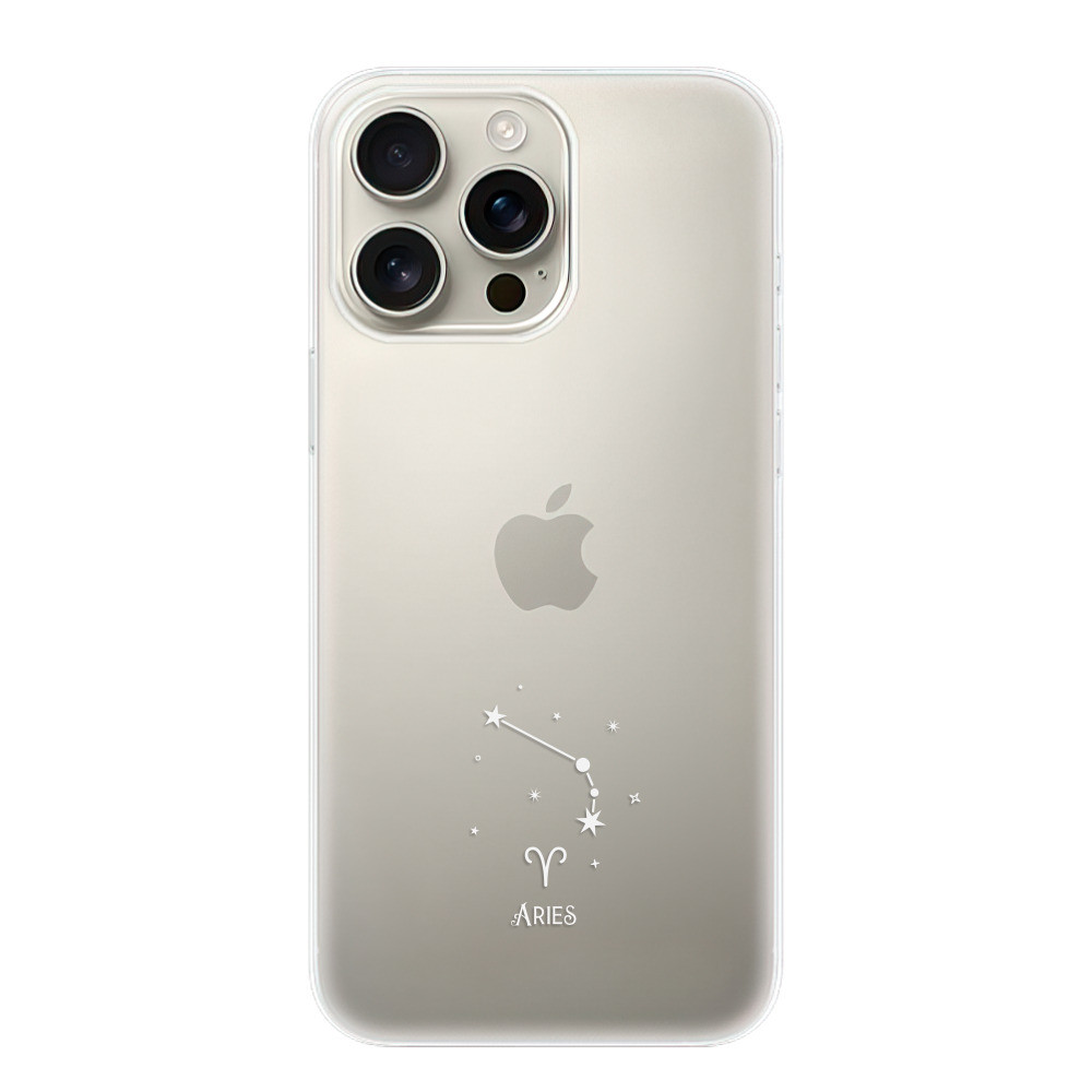 Odolné silikónové puzdro iSaprio - čiré - Beran - iPhone 16 Pro Max