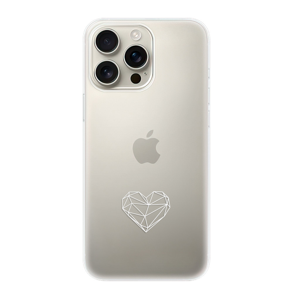 Odolné silikónové puzdro iSaprio - čiré - Digital Love - iPhone 16 Pro Max