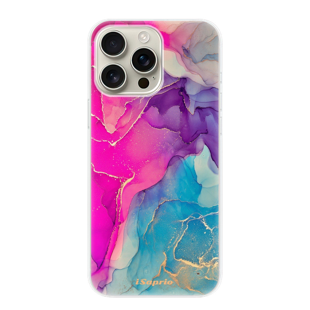 Odolné silikónové puzdro iSaprio - Purple Ink - iPhone 16 Pro Max