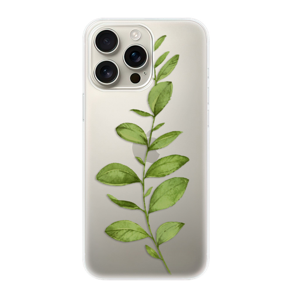 Odolné silikónové puzdro iSaprio - Green Plant 01 - iPhone 16 Pro Max