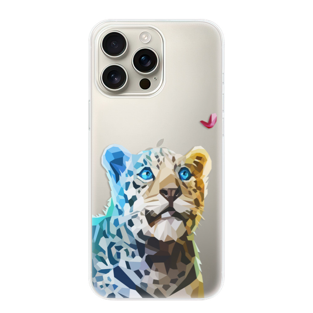 Odolné silikónové puzdro iSaprio - Leopard With Butterfly - iPhone 16 Pro Max