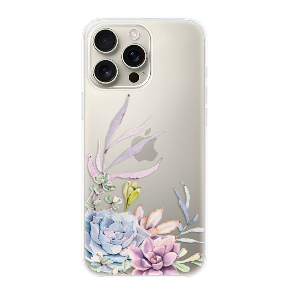 Odolné silikónové puzdro iSaprio - Succulent 01 - iPhone 16 Pro Max