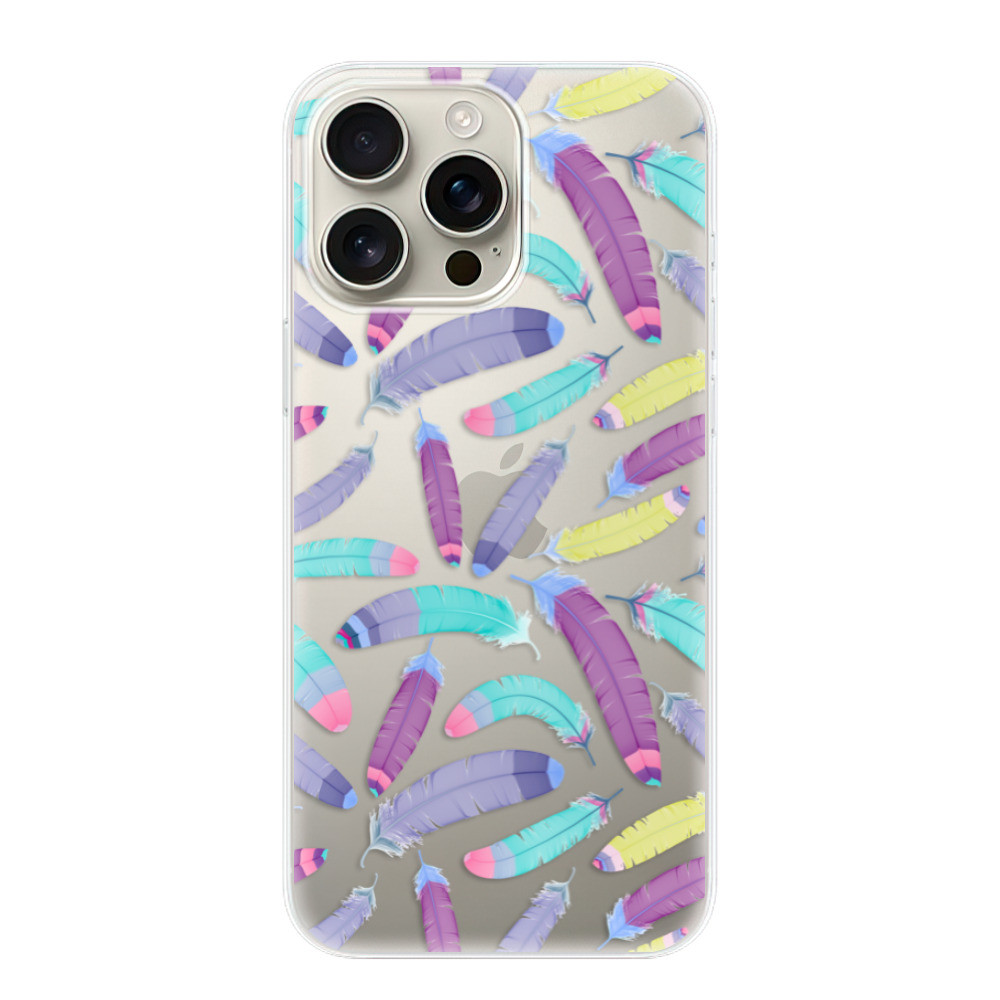 Odolné silikónové puzdro iSaprio - Feather Pattern 01 - iPhone 16 Pro Max