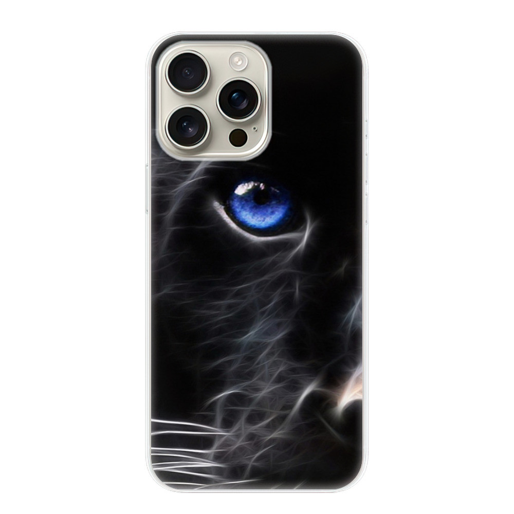 Odolné silikónové puzdro iSaprio - Black Puma - iPhone 16 Pro Max