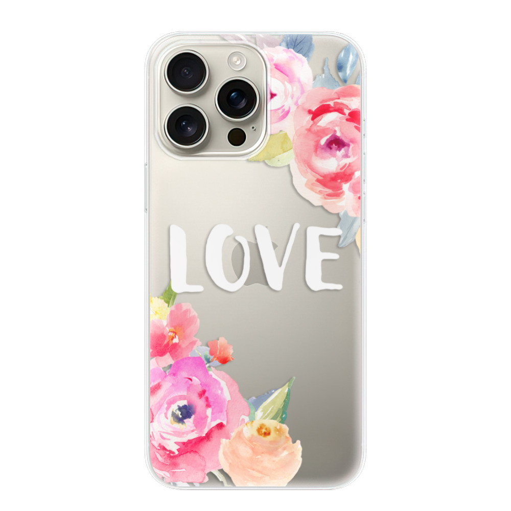 Odolné silikónové puzdro iSaprio - Love - iPhone 16 Pro Max