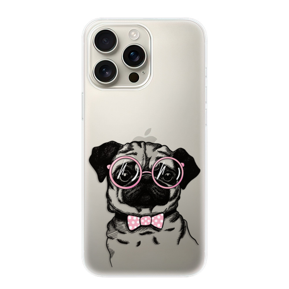 Odolné silikónové puzdro iSaprio - The Pug - iPhone 16 Pro Max